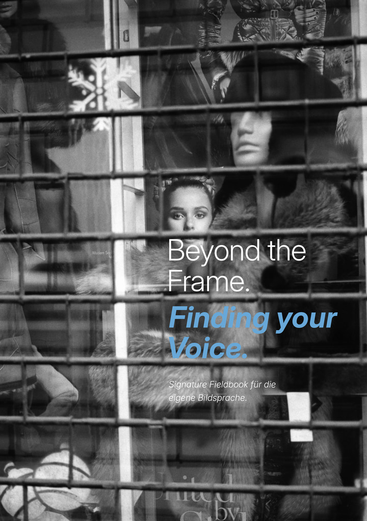 Buchcover Signature Fieldbook, Beyond the Frame. Finding your Voice., von Markus Angerer